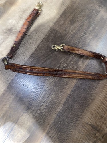 Brahmin embossed brown leather - brahmin,